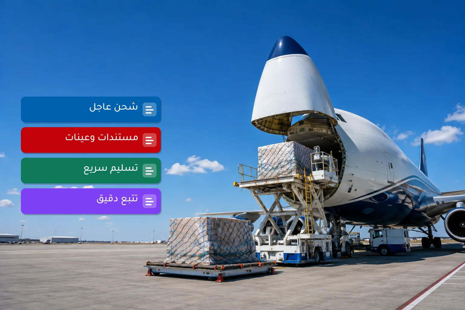 الشحن الجوي — الصقر إكسبريس