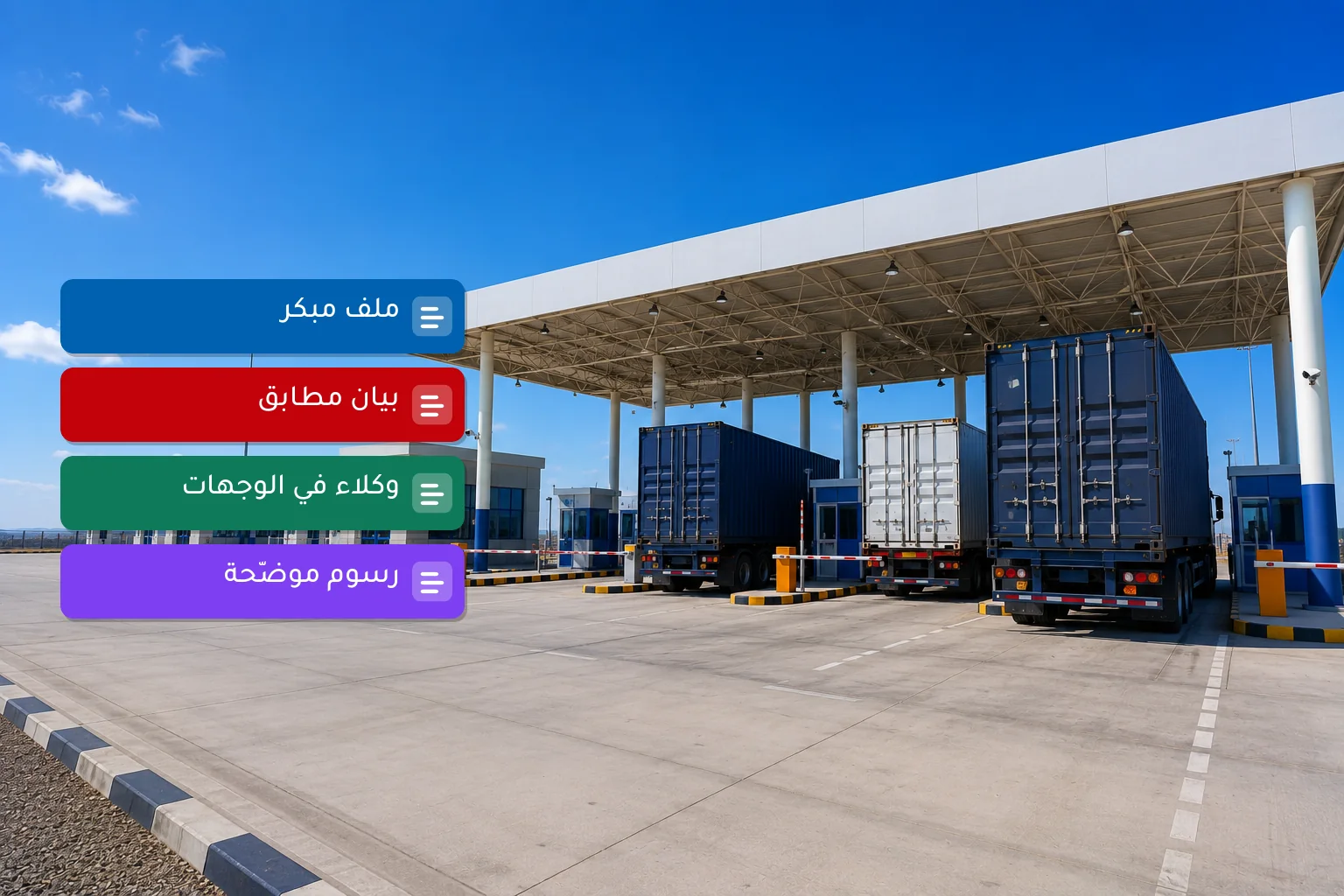 التخليص الجمركي — الصقر إكسبريس